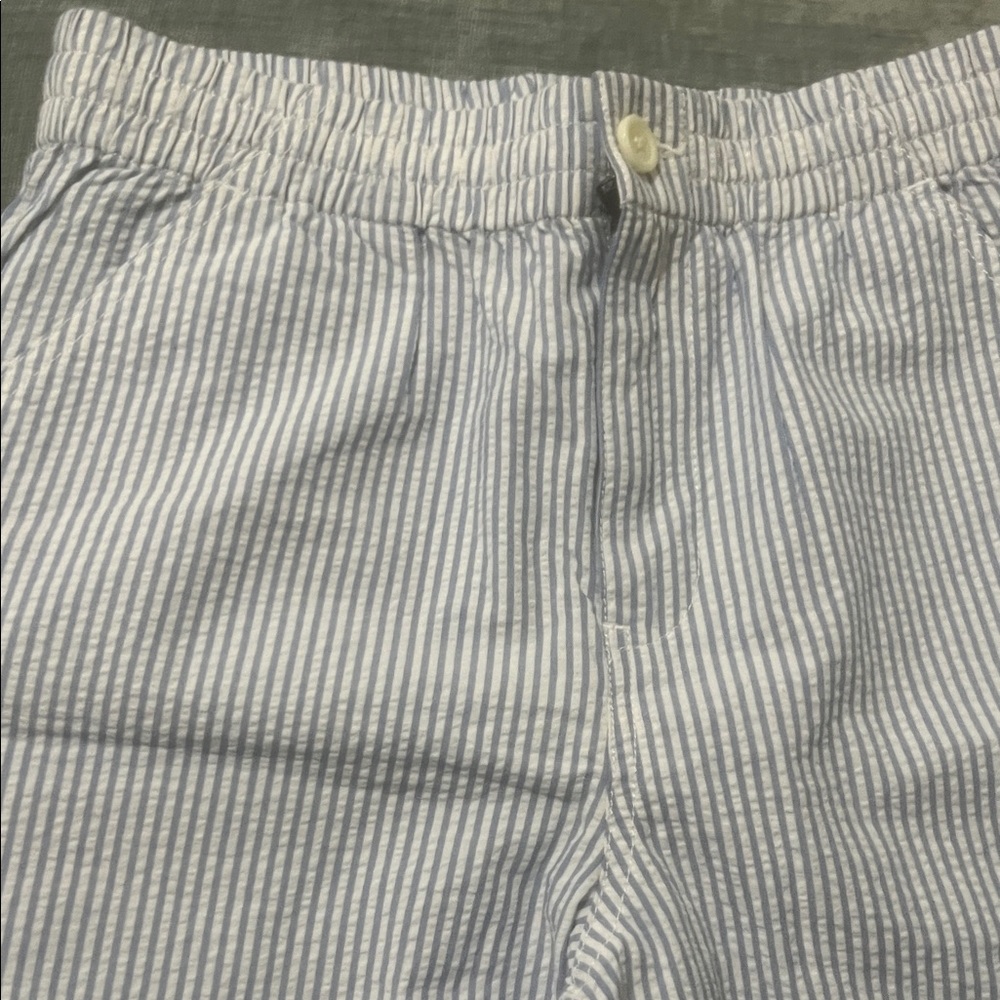 Polo by Ralph Lauren Blue and White Striped Kids Pants